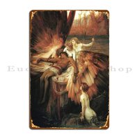 Mourning For Icarus Draper Herbert James Metal Sign Iron Wall Decor Cinema Mural Club Tin Sign Poster