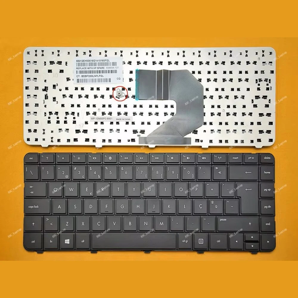 New PT Portuguese Teclado Keyboard For HP Pavilion G4 G43 G4-1000 G6 G6S G6T G6X G6-1000 Q43 CQ43 CQ43-100 CQ57 G57 430 Laptop B