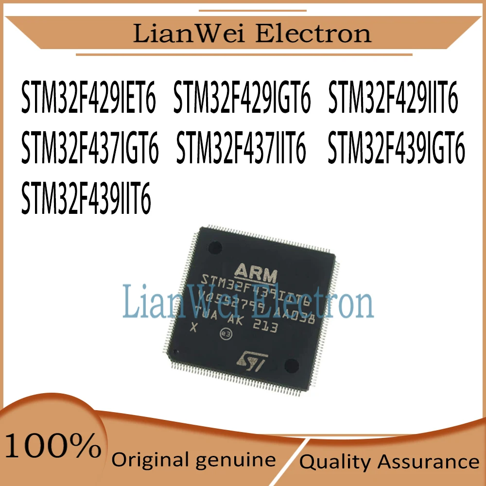 STM32F437IGT6 STM32F437IIT6 STM32F429IET6 STM32F429IGT6 STM32F429IIT6 STM32F439IGT6 STM32F439IIT6 STM32F STM32 STM IC MCU Chip