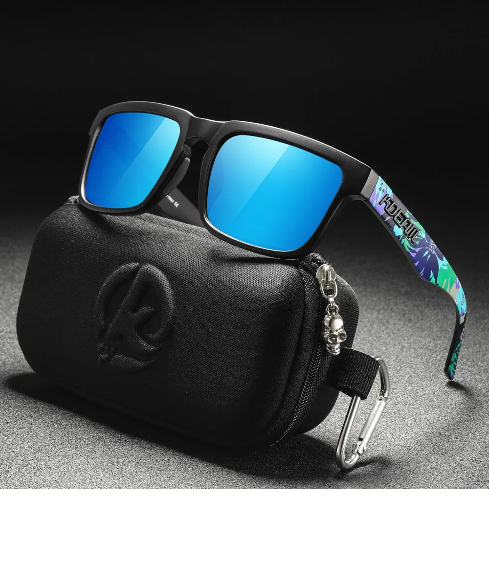 KDEAM Neue Farben Klassische KD332 Quadratische Polarisierte Sonnenbrille Für Männer Und Frauen Reisen Sonnenbrille Mit Fall Für Einfache Tragen – Detail 20