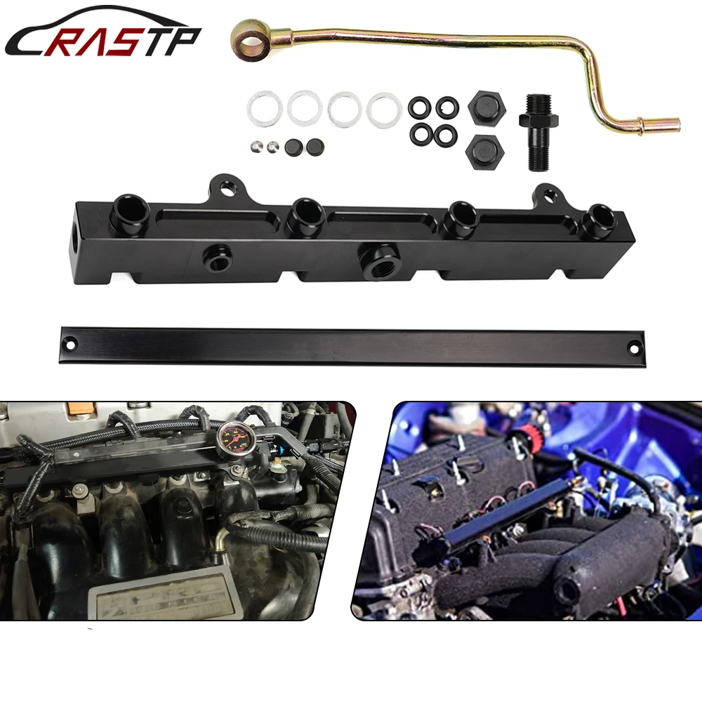 RASTP-Honda K Series Billet Aluminum Alloy High Flow Fuel Rail Kit For Acura For RSX For Civic K20 K20A2 K20Z1 K20A3RS-BTD011