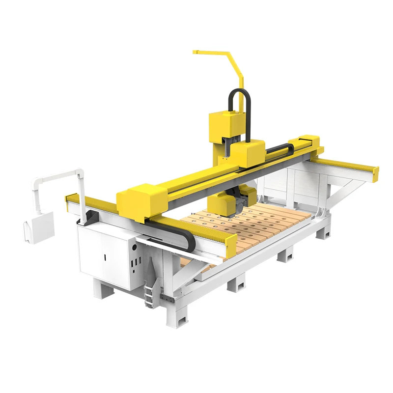 commercial stone cutting machine bridge saw 5 axis cnc router for marble granite quartz kitchen countertop