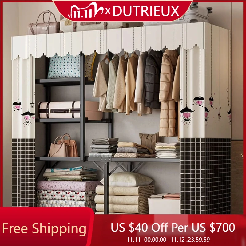 

Bedroom Storage Wardrobe Organizer Partitions Display Simple Accessories Closet Aesthetic Modern Cheap Armario Salon Furniture