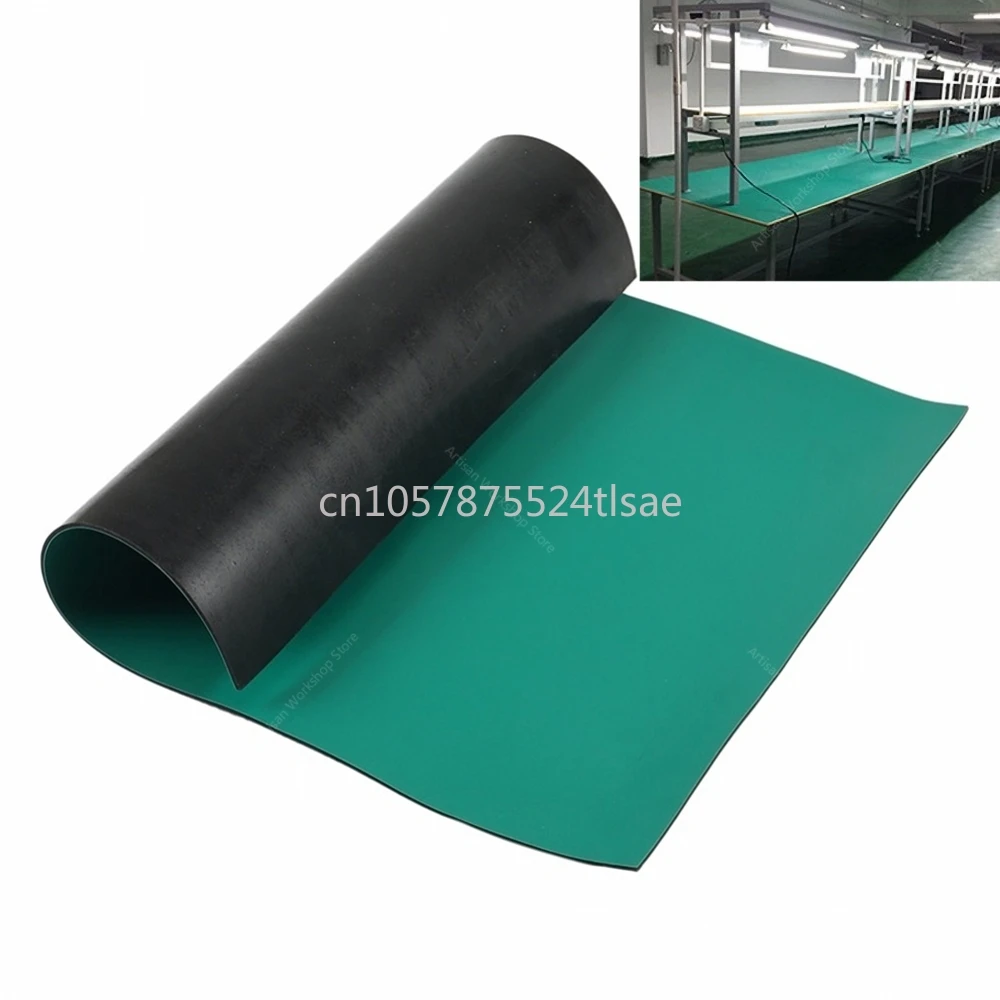 ESD Table Mat Laboratory Work Mat BGA Repair Work 50X100CM Heat Resistant Rubber Sheet Plate Gasket Set Anti Static Mat Blanket