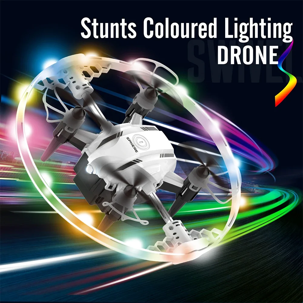 

T25 Mini Drone with Camera RC Aircraft Foldable Quadcopter Lighting Pneumatic Pneumatic Fixed Rotating Aerobatic Flyer Kids Toys