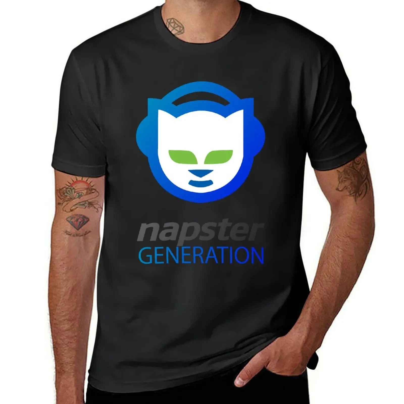 

Napster Generation Classic T-Shirt vintage summer tops cute tops Aesthetic clothing mens champion t shirts