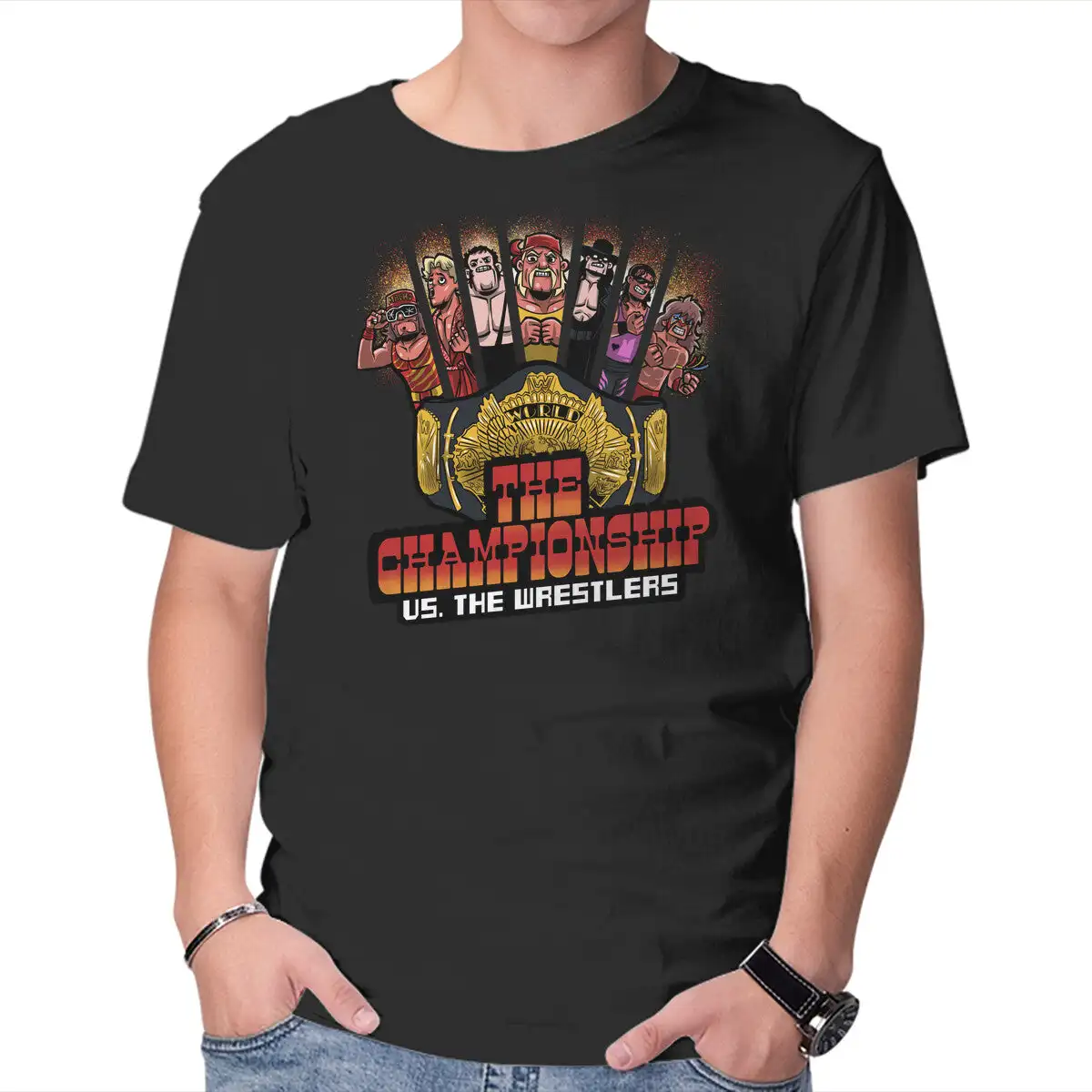 The Championship VS Anime Graphic T-shirts for Men Clothing Women Short Sleeve Tees New Arrivals Unisex Summer