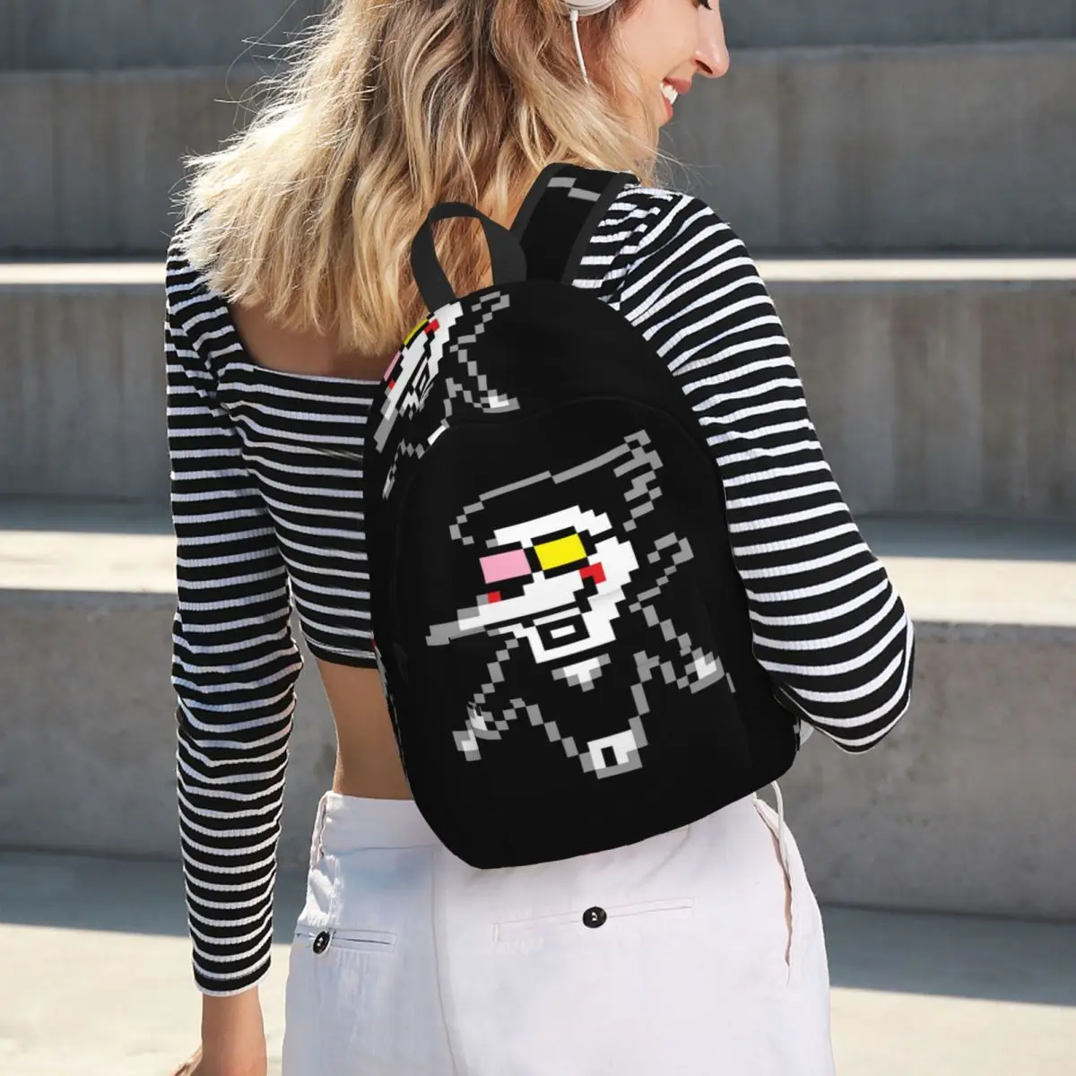 حقيبة ظهر Deltarune Chapter 2 Spamto حقيبة ظهر ذات سعة كبيرة للأولاد والبنات حقيبة كتب مدرسية حقائب كتف للرجال والنساء