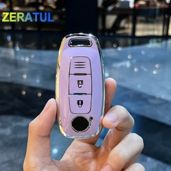 TPU Key Case Cover Shell Fob For Nissan Rouge Kicks Pathfinder j12 Ariya Altima Rogue Qashqai Bluebird Sylphy 2023 Accessories
