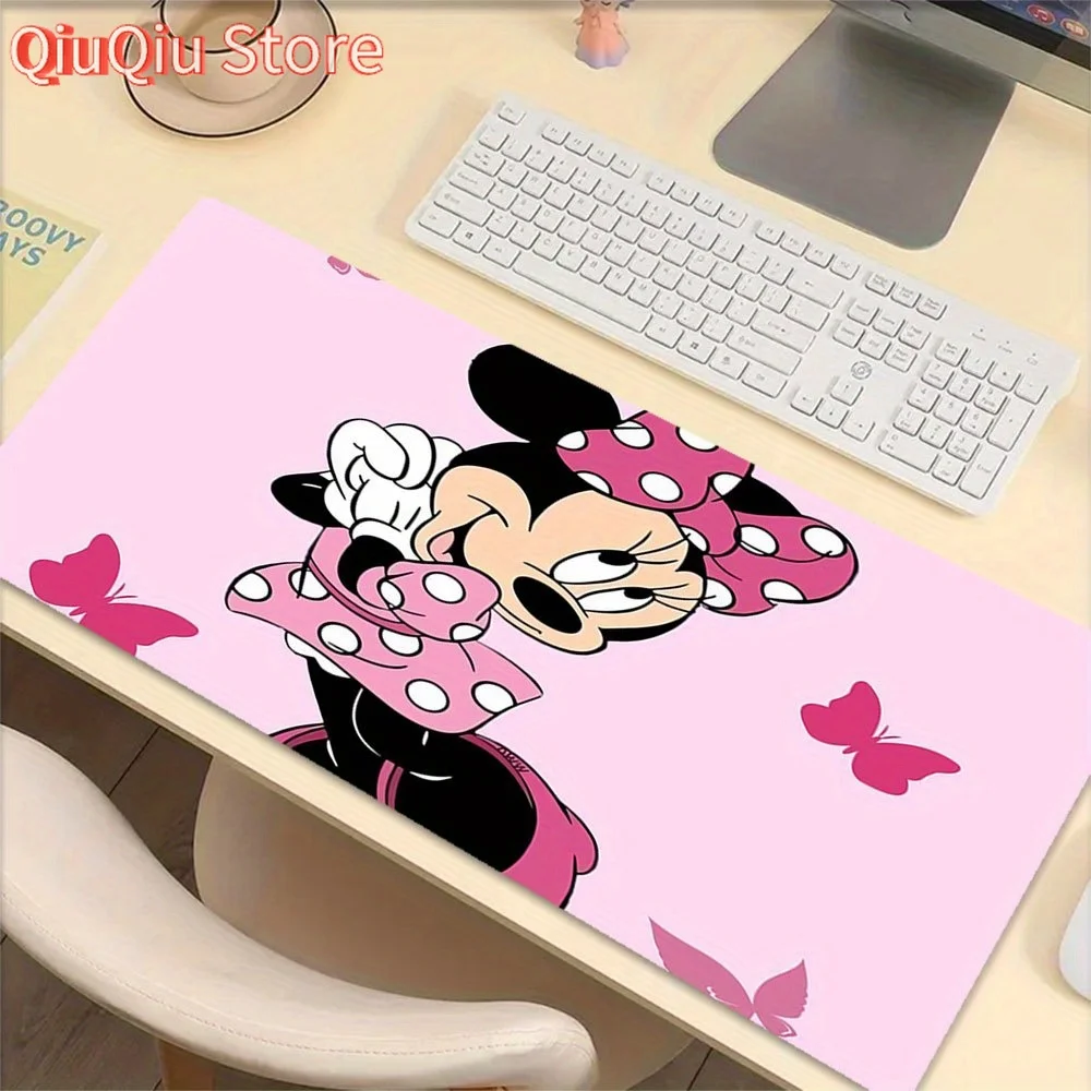 

1 шт. Tapis de Souris Thème Minnie — дизайн Art Éclatant, Base Antidérapante en Caoutchouc, Décor Multifonctionnel pour Bureau et