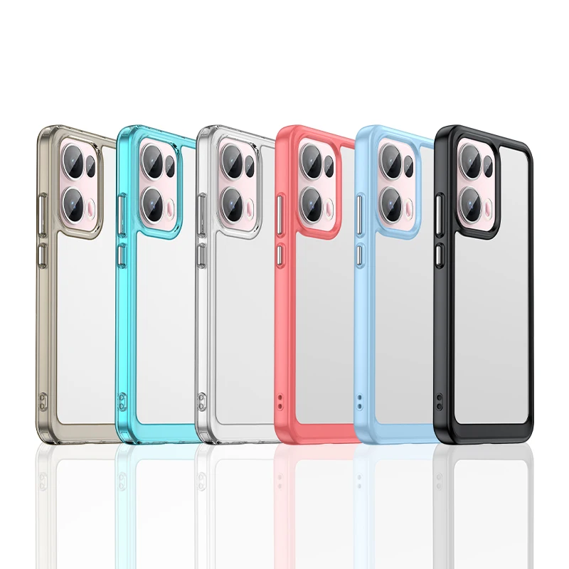 For OPPO Reno 13 Case Oppo Reno13 Pro Cover Reno 13 Pro Transparent Colorful TPU Case Protective Cover Clear Fundas Coque Capa