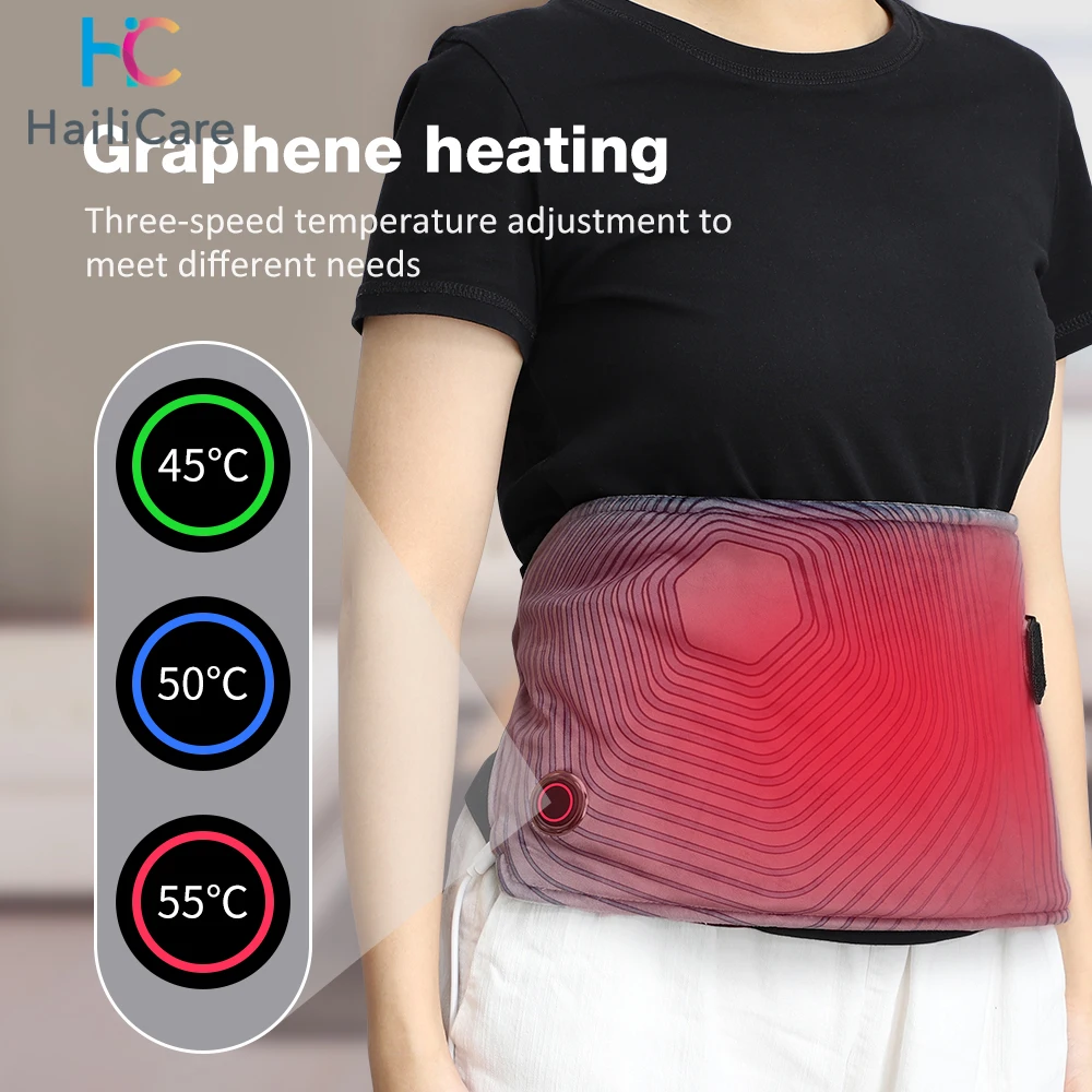 

Multifunctional Heating Belt Massage Relieve Fatigue Relax Muscle Red Light Hot Compress Vibration Promote Blood Circulation