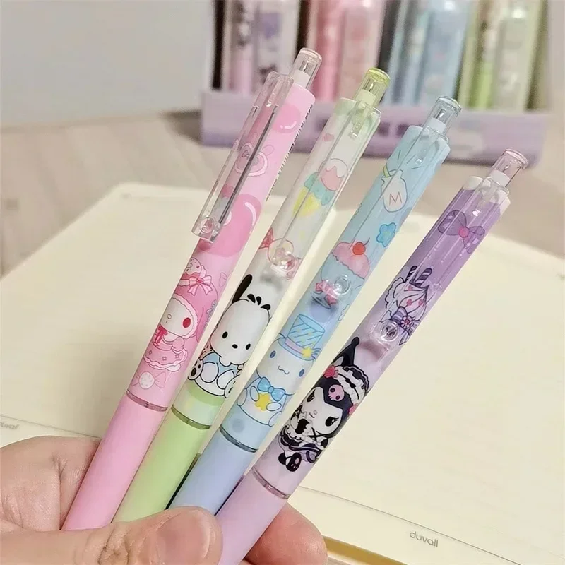 Random One Sanrio Automatic Pencil Kawaii Kuromi Cinnamoroll Cartoon Student 0.5mm Pencil Cute Children's Writing Pen