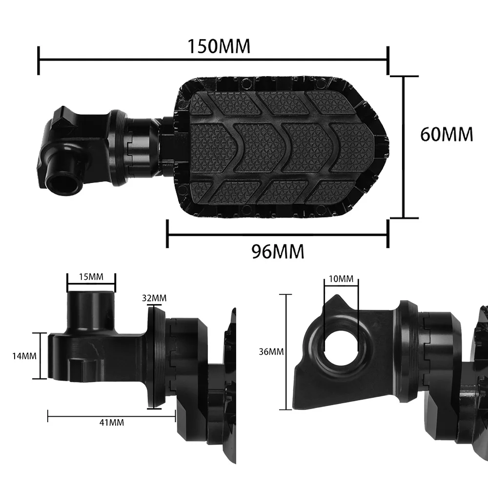Rotatable Foot Peg Rest Pedal for Yamaha For Tenere 700 XTZ XT700Z XTZ700 700 RALLY 2019-2024 Pegs Motorcycle Footrest Footpeg