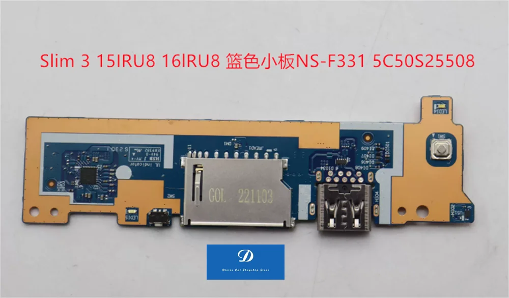 FOR Lenovo IdeaPad Slim3 14IAH8 15IAH8 16IAH8 boot USB Interface Board NS-F061 NS-F331 NS-F033 NS-E904 5C50S25477 5C50S25508