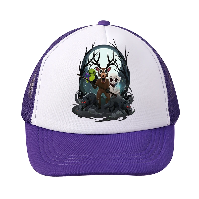 قبعة بيسبول 99 ليلاً في الغابة، قبعة رياضية ماصة للعرق وقابلة للتنفس، قبعة عصرية مطبوعة منقار البط هدية عيد ميلاد #2