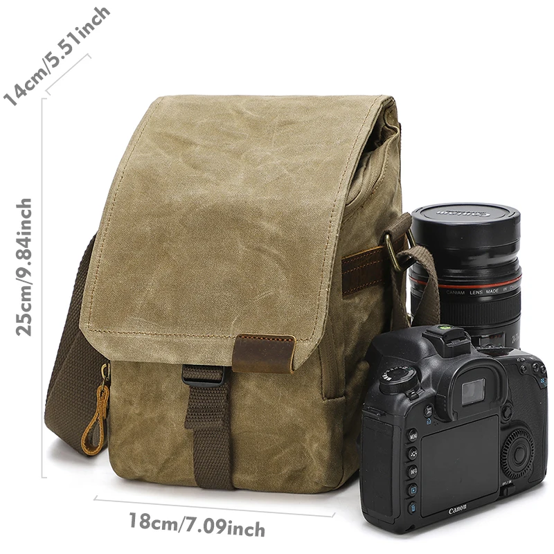 New Men's Shoulder Digital Bag, Wear-resistant Fabric, Compatible with Multiple Digital Devices, Shoulder Camera Bag