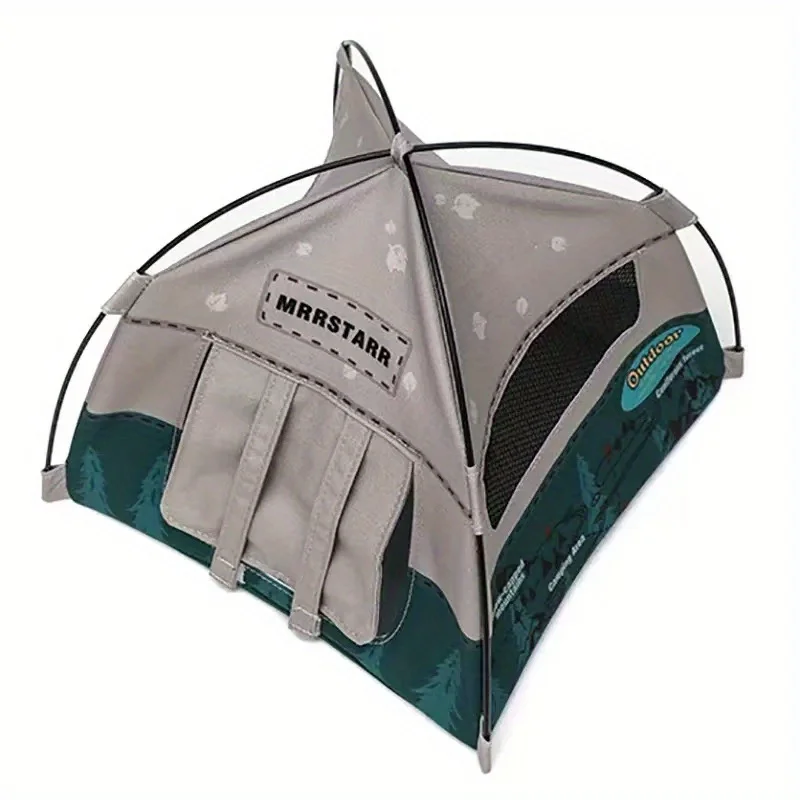 مجموعة لعب خيمة تخييم مصغرة لبيت الدمى، مثالية للعرض في بيوت الدمى، دعائم زخرفية رائعة لعيد الميلاد والهالوين #3