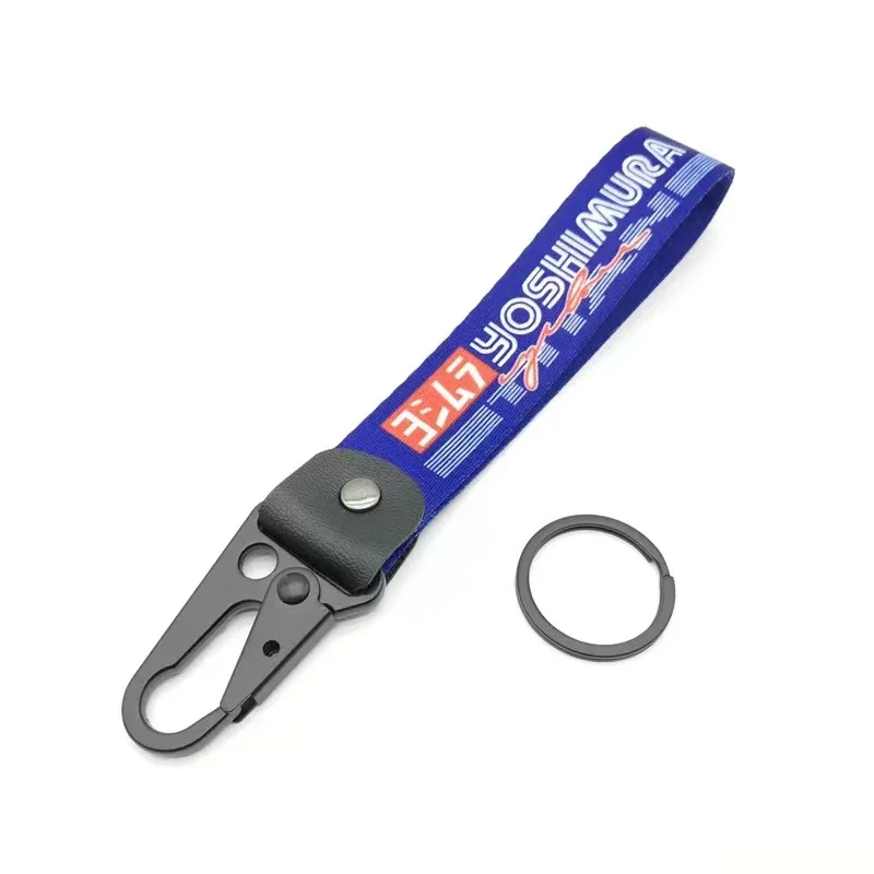 Nylon Poliéster Bordado Keychain, Chaveiro do carro, Auto Acessórios, inicial D, Osaka JDM Corrida, Rock Tags, Moda, 1Pc