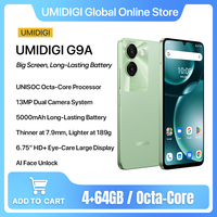 UMIDIGI G9A Android 14 Smartphone,Phone 6.75 ” Eye-Care Large Display,5000mAh,8GB RAM (4+4GB),64GB ROM,AI Face Unlock celular