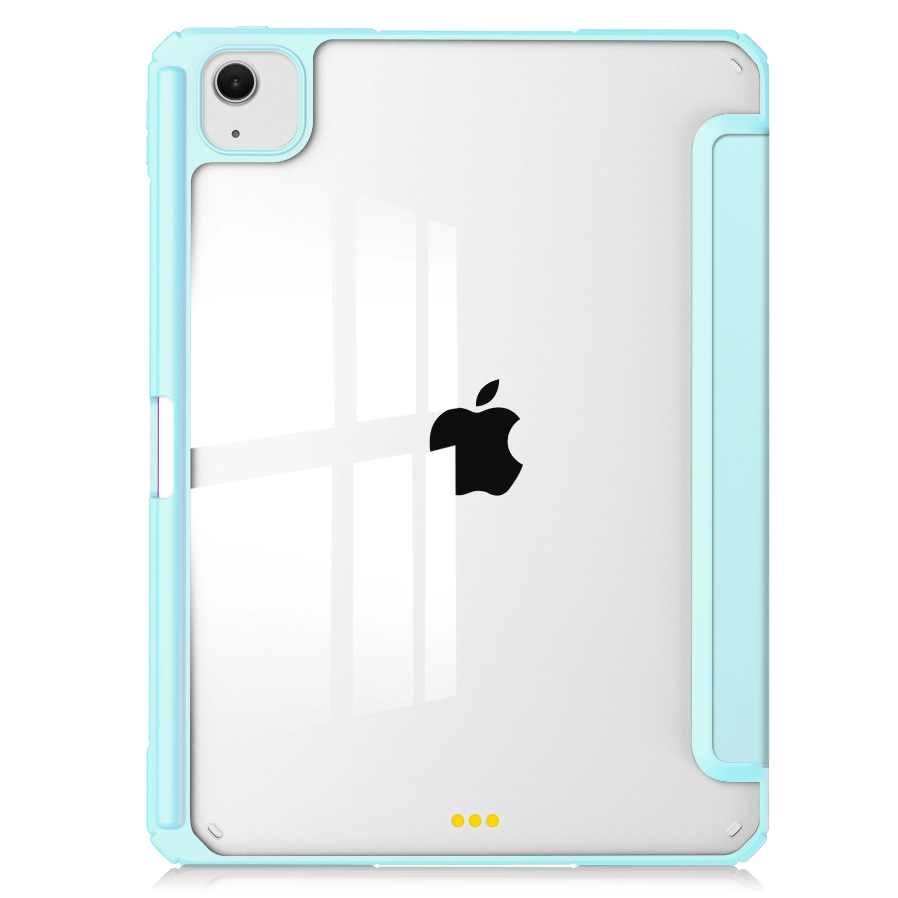 

Tablets Case For iPad air 13 2025 2024 Transparent Back Leather PU Cover with Pen Location