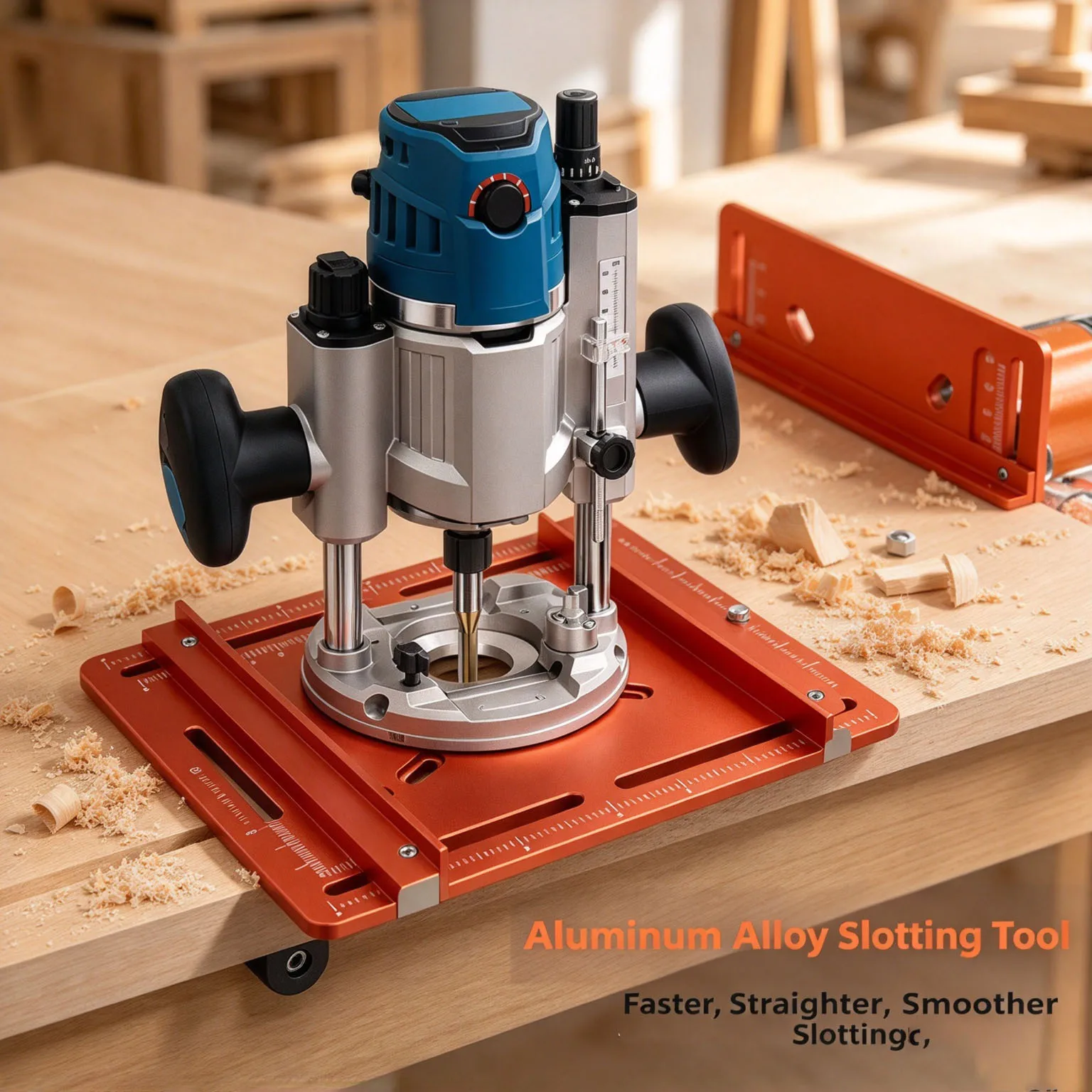 Wood Router Slotting Guide Bracket For Sakerplus Precision Cuts Large And Small Trimming Routers Stable Side Rails