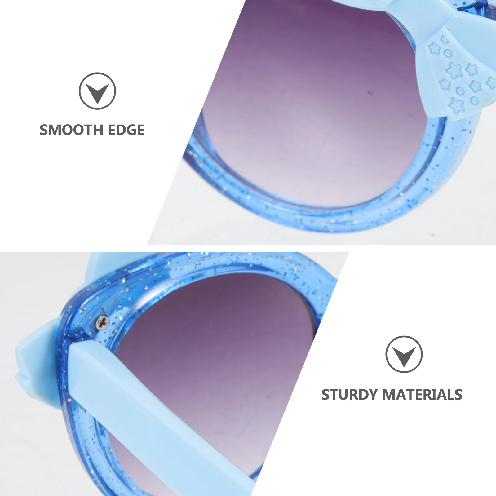 1 زوج جميل Bowknot النظارات الشمسية الكرتون نظارات للحزب صور الدعائم الصيف في الهواء الطلق اكسسوارات الديكور #4