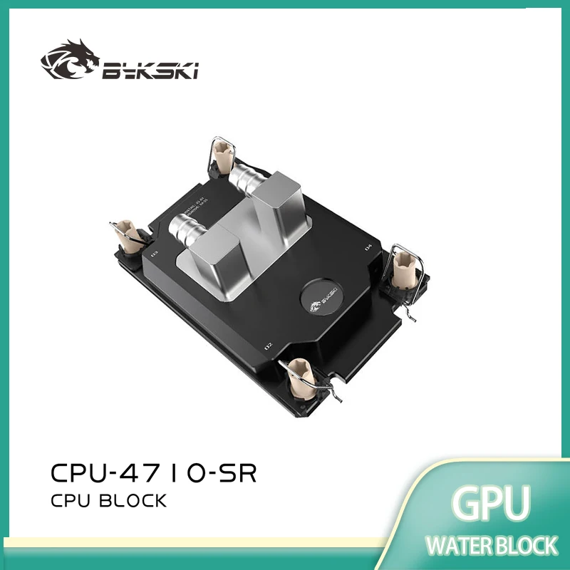 Bykski CPU-4710-SR CPU Water Block for INTEL LGA4710 / 4677 Server AI Cloud Computing Liquid Cooler All-Metal Copper Radiator
