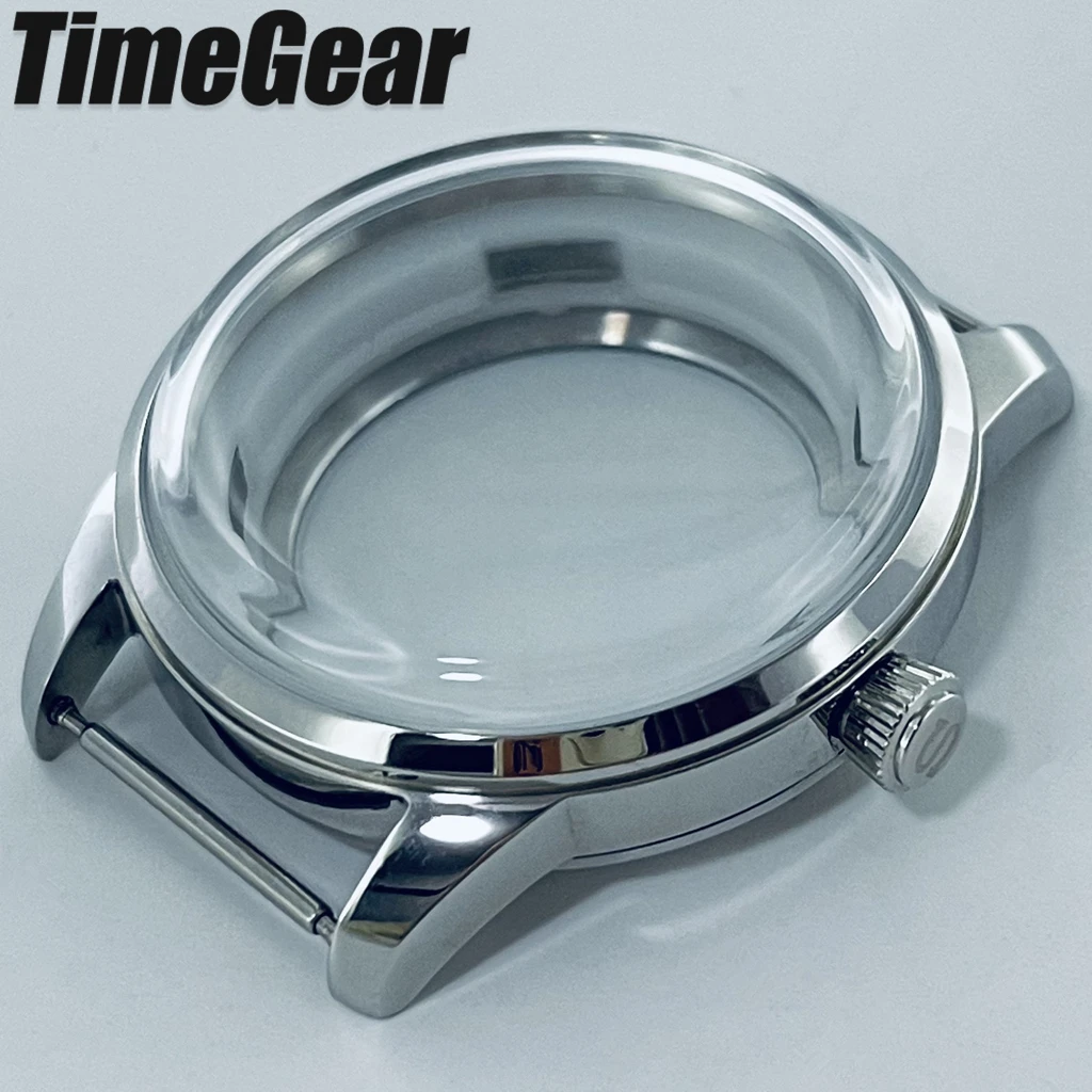  40mm Silver Cocktails S Crown Watch Case For NH34 NH35 NH36 NH34 NH38 NH70 NH72 Movement Cocktail 35MM Diai Accessories ﻿ ﻿