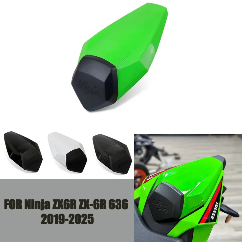 For Kawasaki Ninja ZX6R ZX-6R 636 2019 2020 2021 2022 2023 2024 2025 Motorcycle Rear Seat Cover, Single Rear Fairing