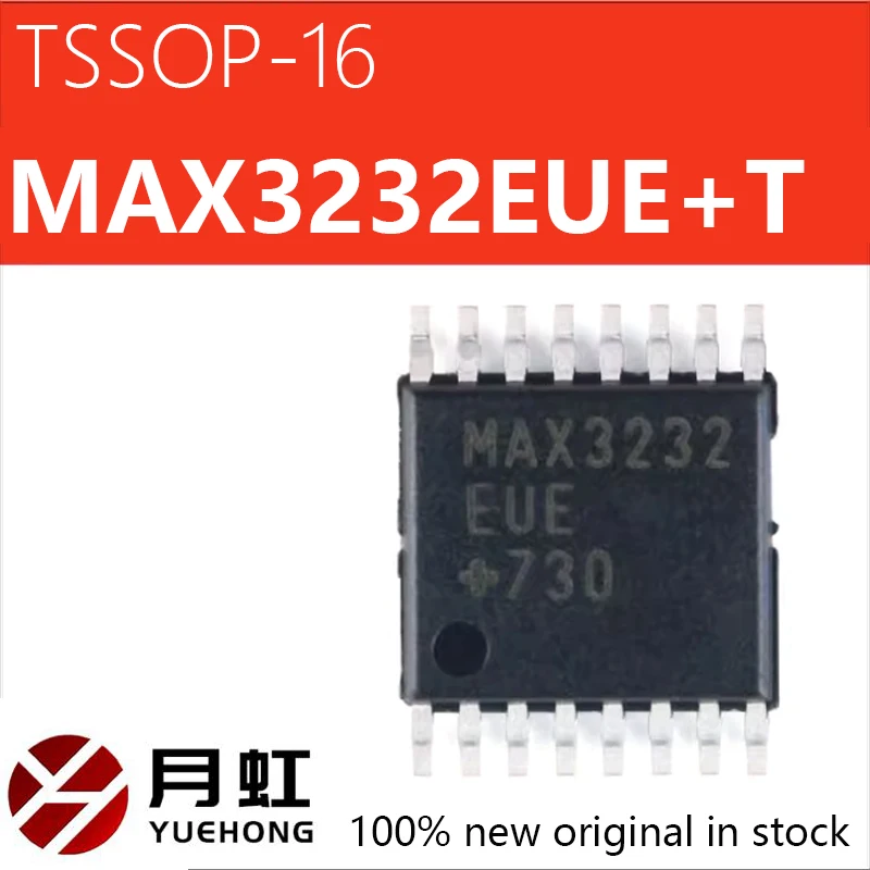 

1/5/10pcs Original genuine patch MAX3232EUE+T TSSOP-16 RS232 transceiver IC chip