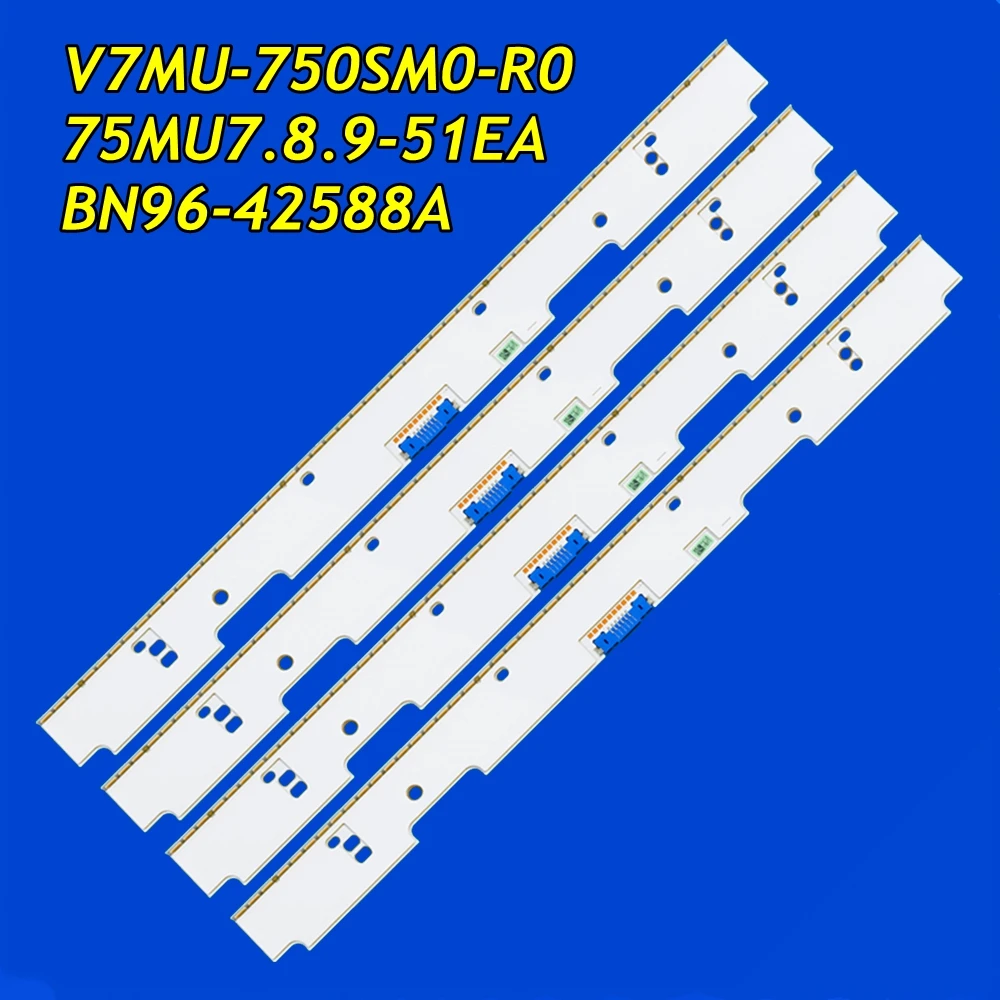 

4pcs LED TV Backlight Strip for UN75MU7000 UN75MU7000G BN96-42588A 75MU7.8.9-51EA V7MU-750SM0-R0