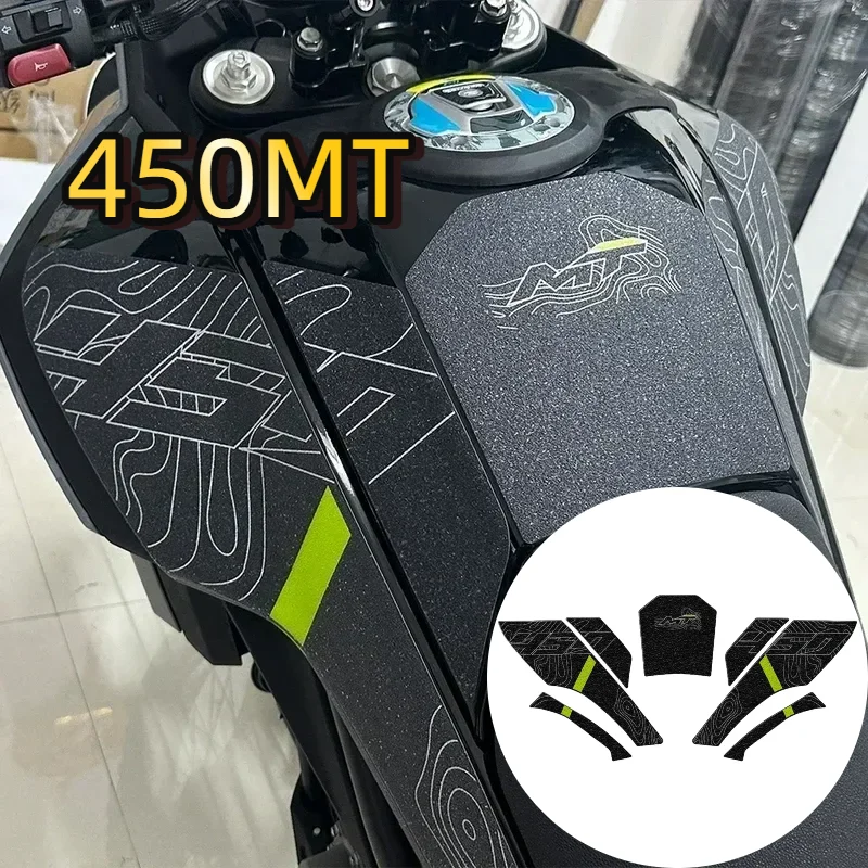 

For CFMOTO 450MT 450 MT 2024 Motorcycle Side Sticker Fuel Tank Decal Protector Traction Pad Cover Decoration Sets Anti-slip