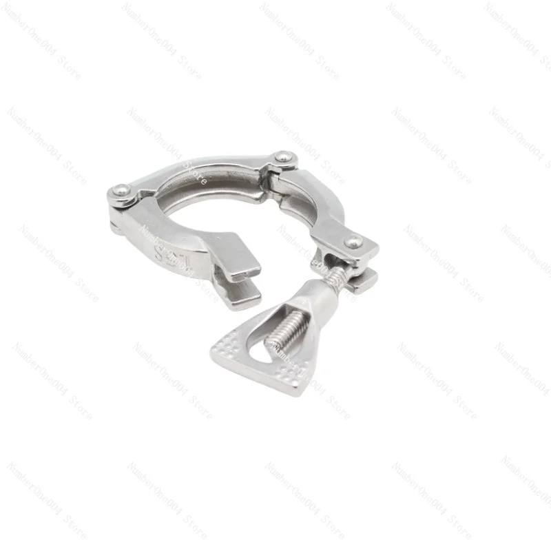 Applicable To Quick Loading Three-section Precision Casting Clamp 304 Stainless Steel Sanitary Water Pipe