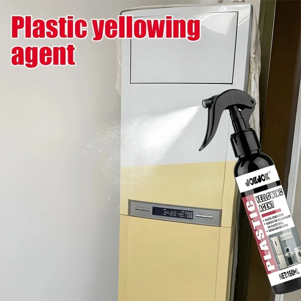 KJM Plastic Yellowing Remover 150ml – Air Conditioner Refurbisher, De-Yellowing Agent for Plastic Sheets, Quick Restore