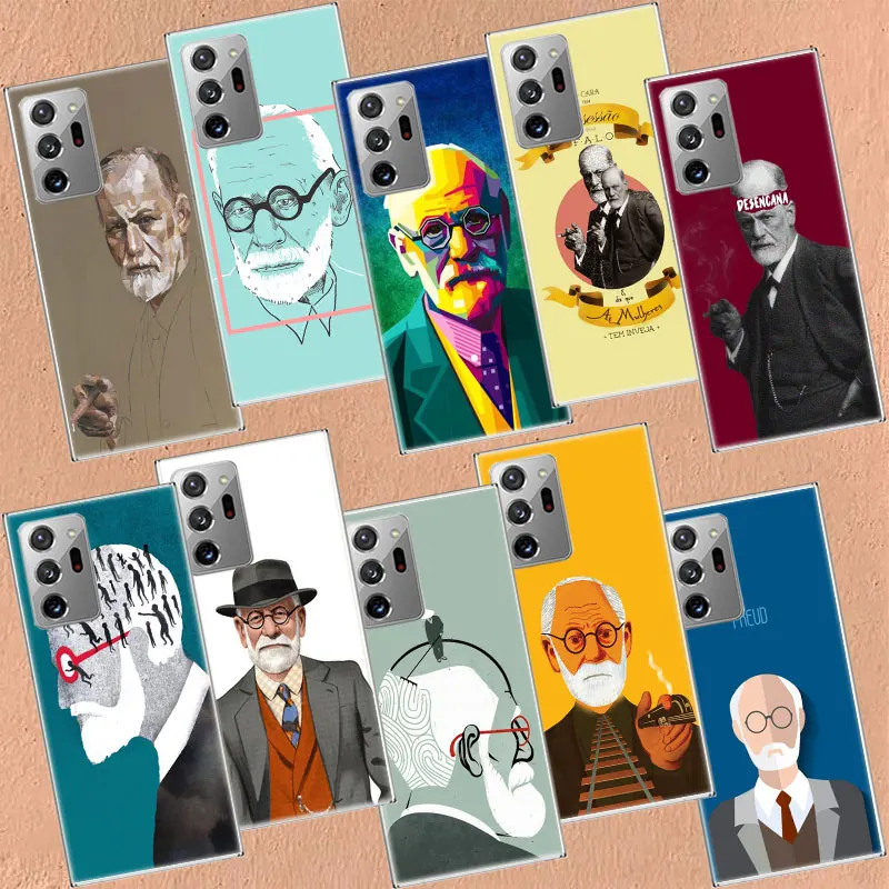 Sigmund Freud founder of psychoanalysis Phone Case For Samsung Galaxy S24 S22 Ultra S21 Plus Capa S20 S23 FE S10 S9 S8 Plus Cove