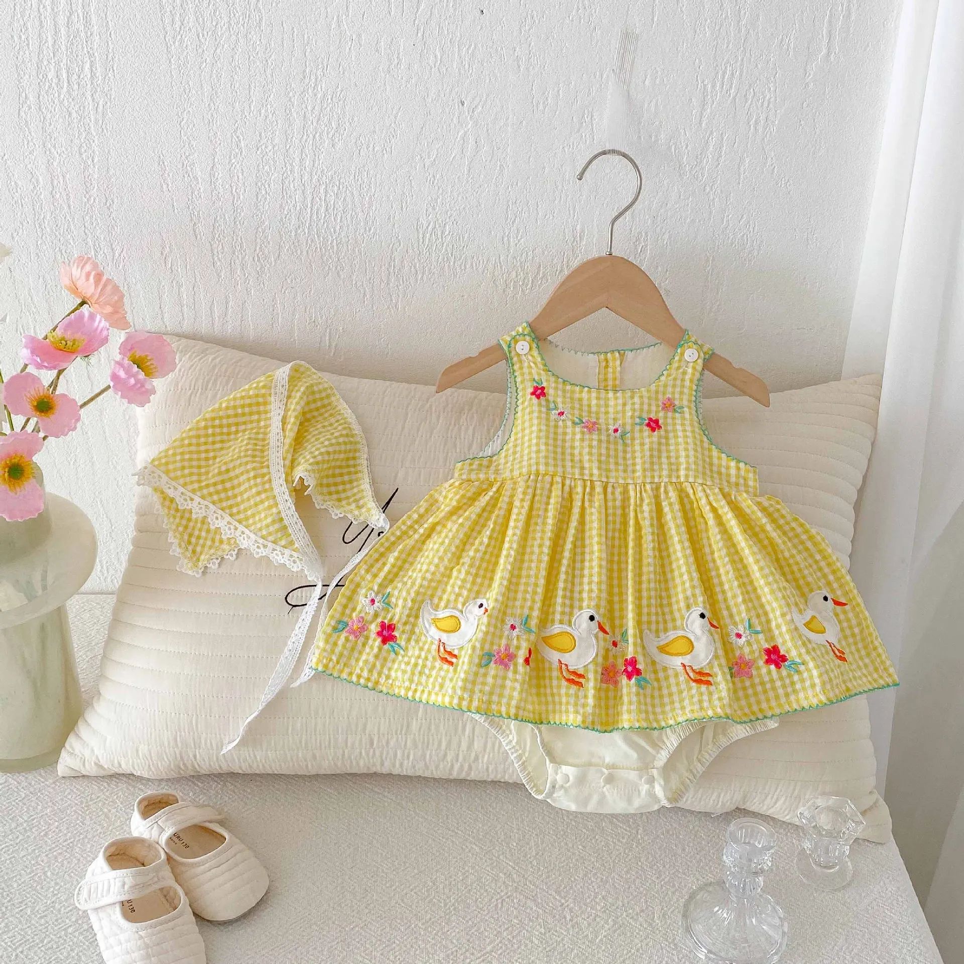 Photography Duck - Summer Baby Girls Romper Dress Cute