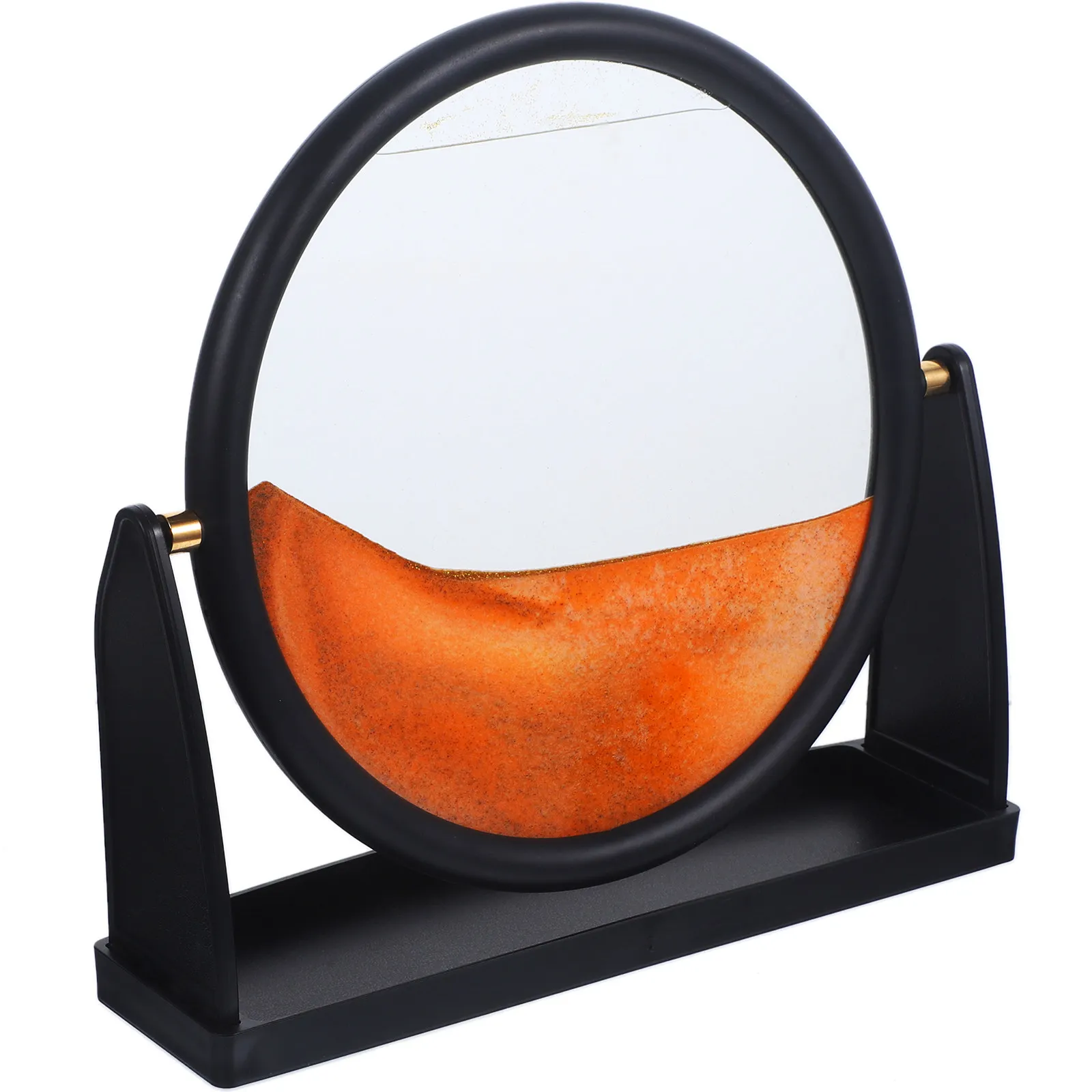 

Декоративная настольная скульптура-песочные часы с движущимся песком для гостиной, 3D-пейзаж, арт-объект для релаксации