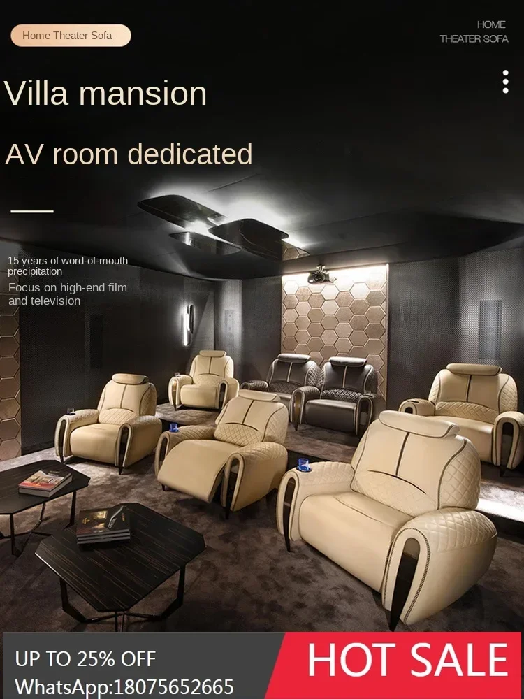 MJY Home Theater Sofa Villa Deluxe Space Oxygen Cabin Video Room Video Hall Seat