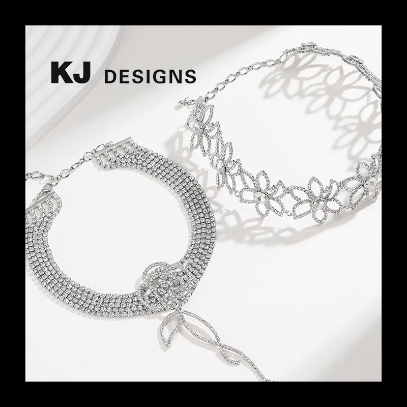 مبالغ فيها كامل الزركونيوم قلادة أنثى الأمازون رائجة البيع الربيع الماس زهرة قلادة النحاس مطعمة الزركونيوم رائعة الرقبة #1