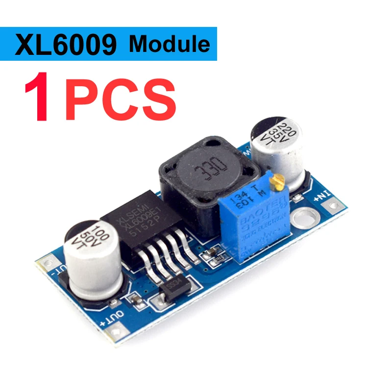 1-10PCS XL6009 4A Boost Converter Step Up Verstelbare 15W 4V-32V naar 5-35V DC-DC Voedingsmodule LM2577 Step-up Module