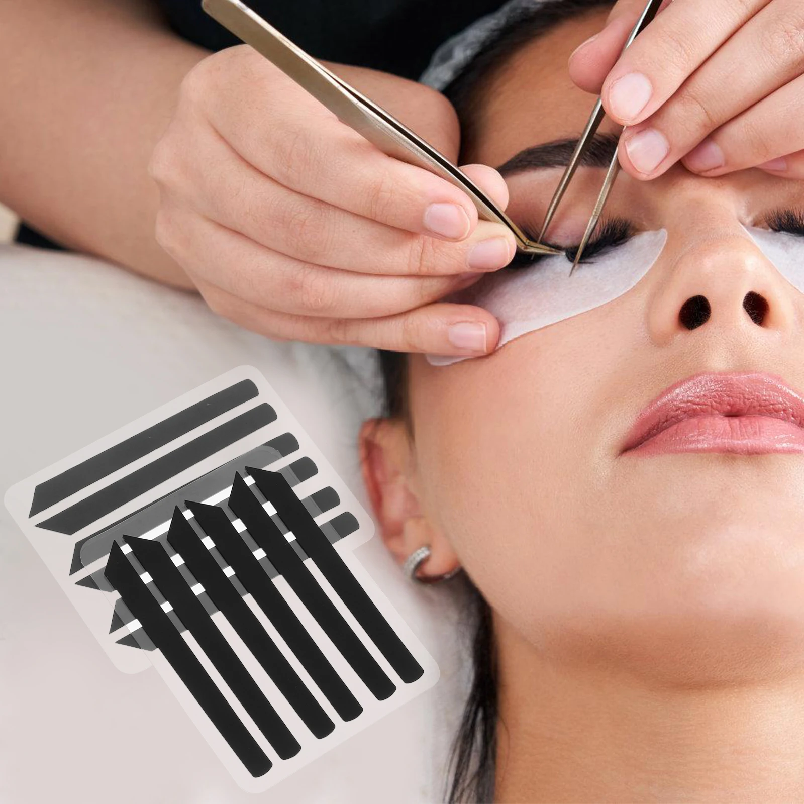 

6Pairs Silicone Eyelash Lift Strips Lash Lift Rods Lash Curl Pads Eyelash Perm Tool False Kit Eyelashes Curling