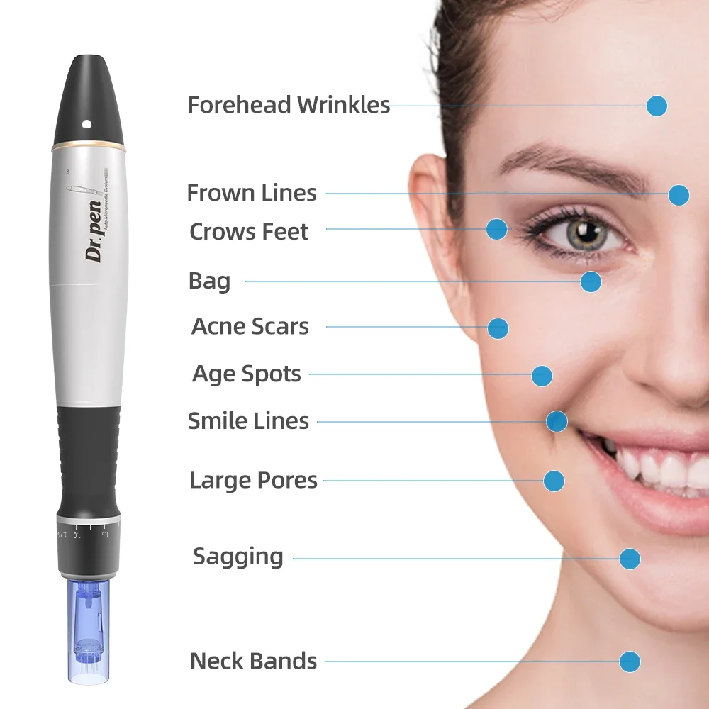 Dr.pen A1 Derma pen électrique Microneedling sans fil/filaire mésothérapie MTS tatouage PMU dispositif Derma Stamp Ultima-A1 C/W soins de la peau