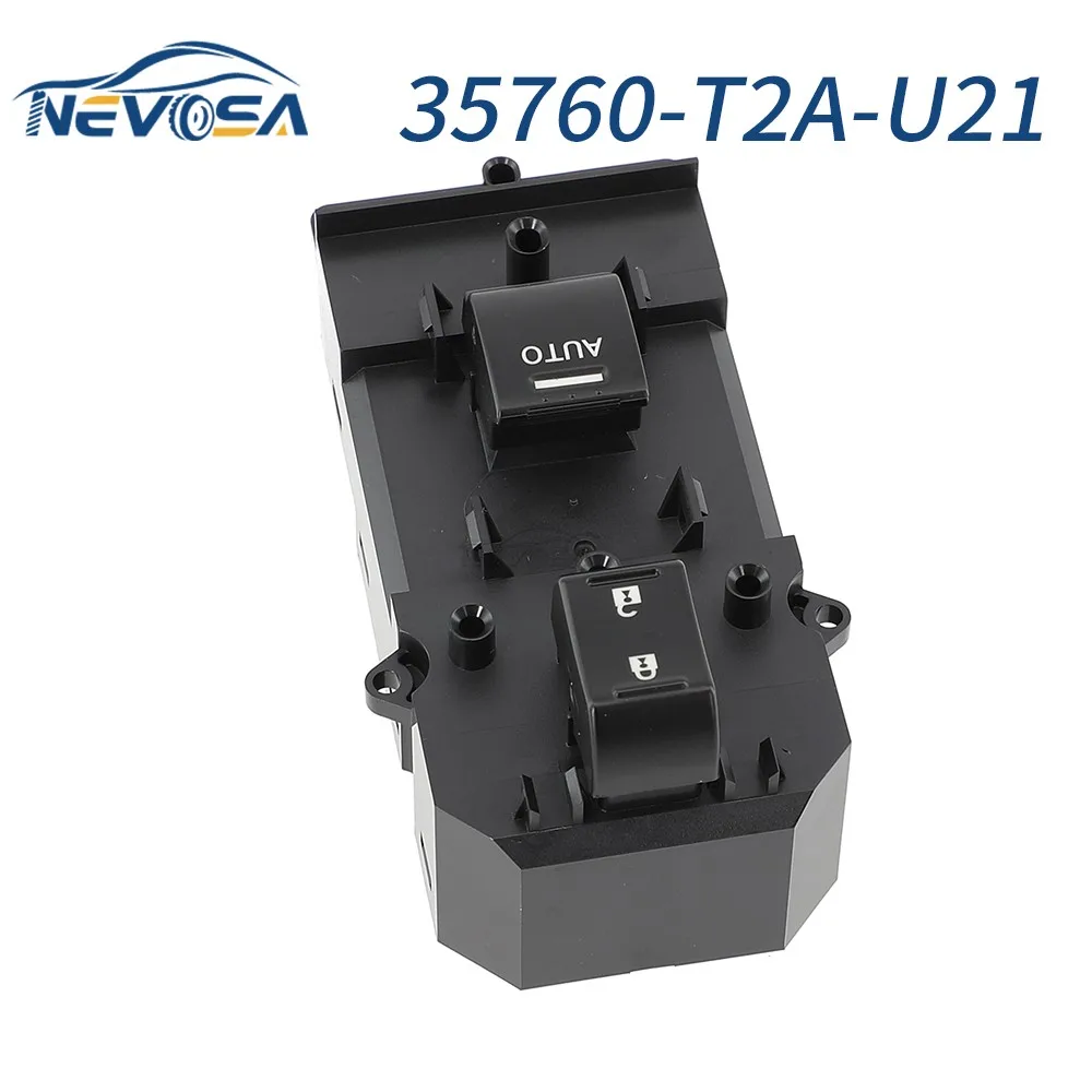 

NEVOSA Front Right Side Power Window Switch Button Controller 35760-T2A-U21 For Honda Accord 2014-2015 CR1 2.0L 5760-T2A-D21