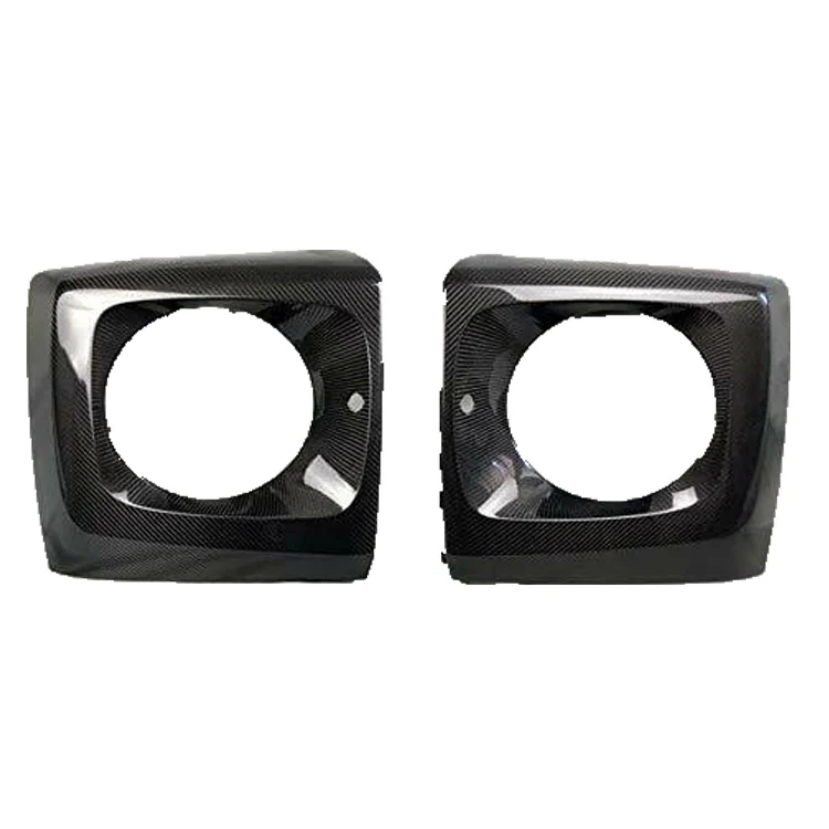 Dry Carbon W464 G63 G500 Headlights Cover Frame For Mercedesbenz G-class W464 G63 G500 2