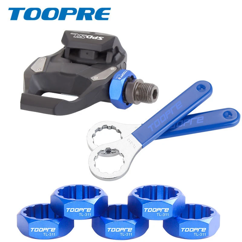 TOOPRE 10T Bicycle Pedal Axle Spindle Removal Tools Mountain Road Bike Loosing Lock Bolt for SHIMANO M520/M8040/M8140/M820/M828