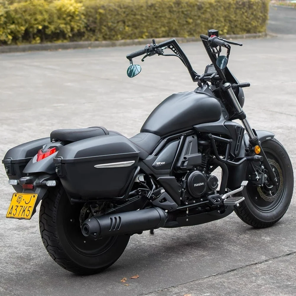 Good Quality For Haojue motorcycle TR300 modified horn handlebar heightened direction Harley cruise style handlebar