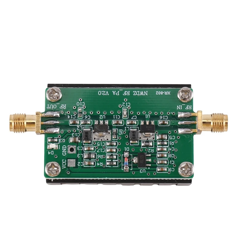 2MHZ-700MHZ RF Power Amplifier 20DB 3W Low Noise Broadband RF Power Amplification Module For HF VHF UHF FM