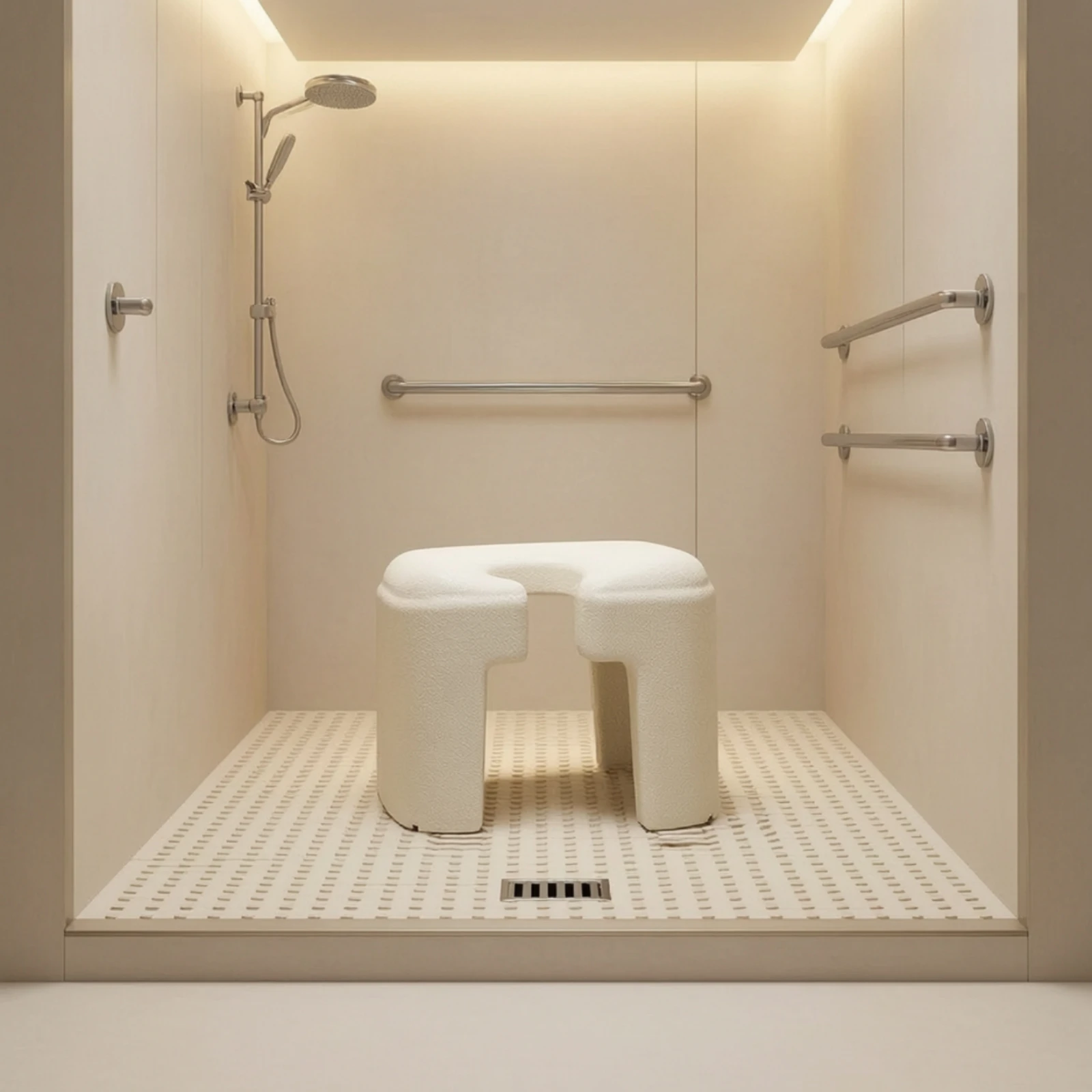 Toilet Assist Stool Ergonomic Squatting Toilet Stool Textured Non-Slip for Adults, Bathroom