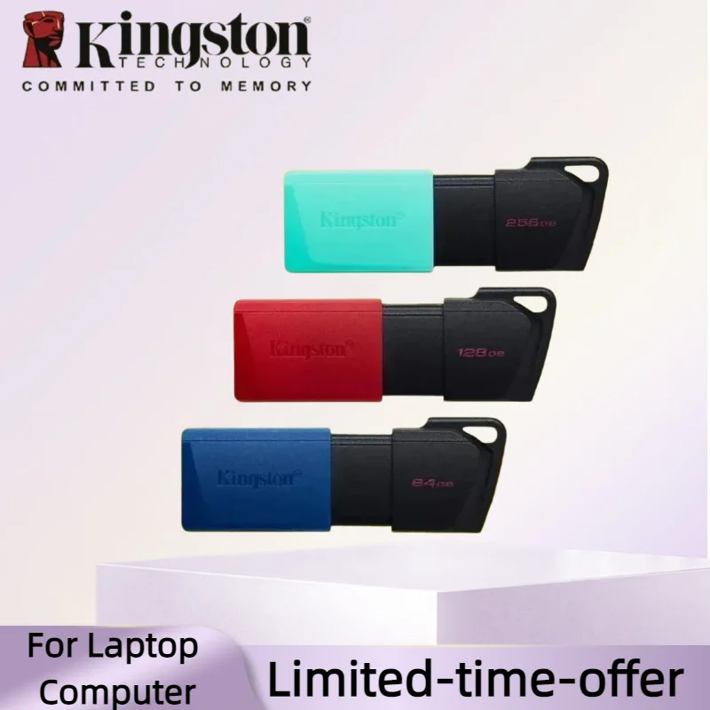 Kingston USB Flash Drive USB 3.2 Gen 1 Pen 64GB 128GB 256GB Drive Flash Disk Mini Key Memory Original Usb Stick3.2 Drives for PC